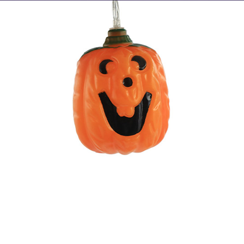 Halloween Pumpkin String Lights USB Powered LED Jack-O-Lantern Light String with Remote Control for Outdoor Party Porch and Bedroom