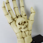 Halloween Skeleton Hand Solar Stake Light Waterproof LED Skull Hand Garden Light Outdoor Landscape Decoration for Yard Lawn and Path