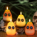 Halloween Owl Night Light Battery Operated LED Flameless Candle Owl Lamp Warm White Decorative Light for Kids Bedroom and Party