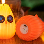 Halloween Owl Night Light Battery Operated LED Flameless Candle Owl Lamp Warm White Decorative Light for Kids Bedroom and Party
