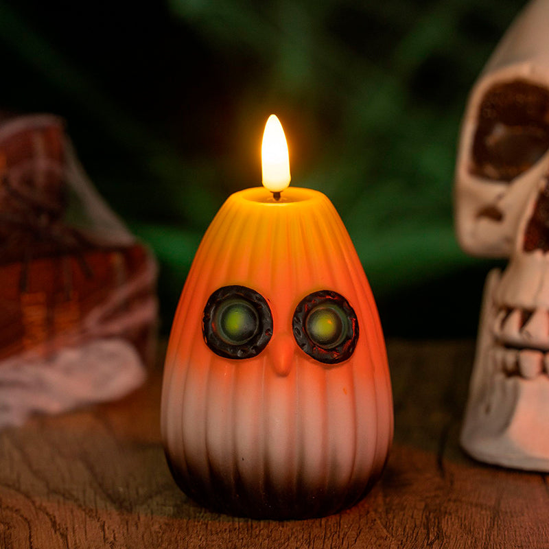 Halloween Owl Night Light Battery Operated LED Flameless Candle Owl Lamp Warm White Decorative Light for Kids Bedroom and Party