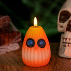 Halloween Owl Night Light Battery Operated LED Flameless Candle Owl Lamp Warm White Decorative Light for Kids Bedroom and Party