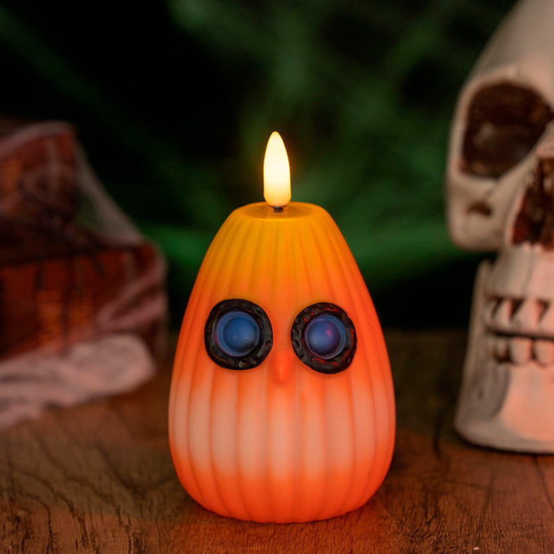 Halloween Owl Night Light Battery Operated LED Flameless Candle Owl Lamp Warm White Decorative Light for Kids Bedroom and Party