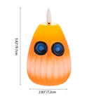 Halloween Owl Night Light Battery Operated LED Flameless Candle Owl Lamp Warm White Decorative Light for Kids Bedroom and Party
