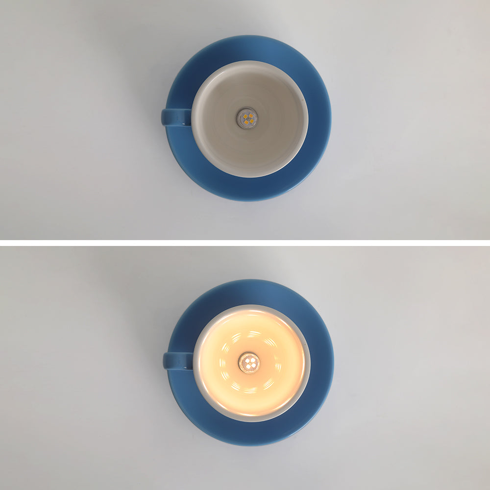 Modern Ceramic Flush Mount Ceiling Light With Gloss Finish — Harbor Light Co.