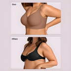 Wirefree Full Coverage Bra with Jelly Strip Support and Wide Straps