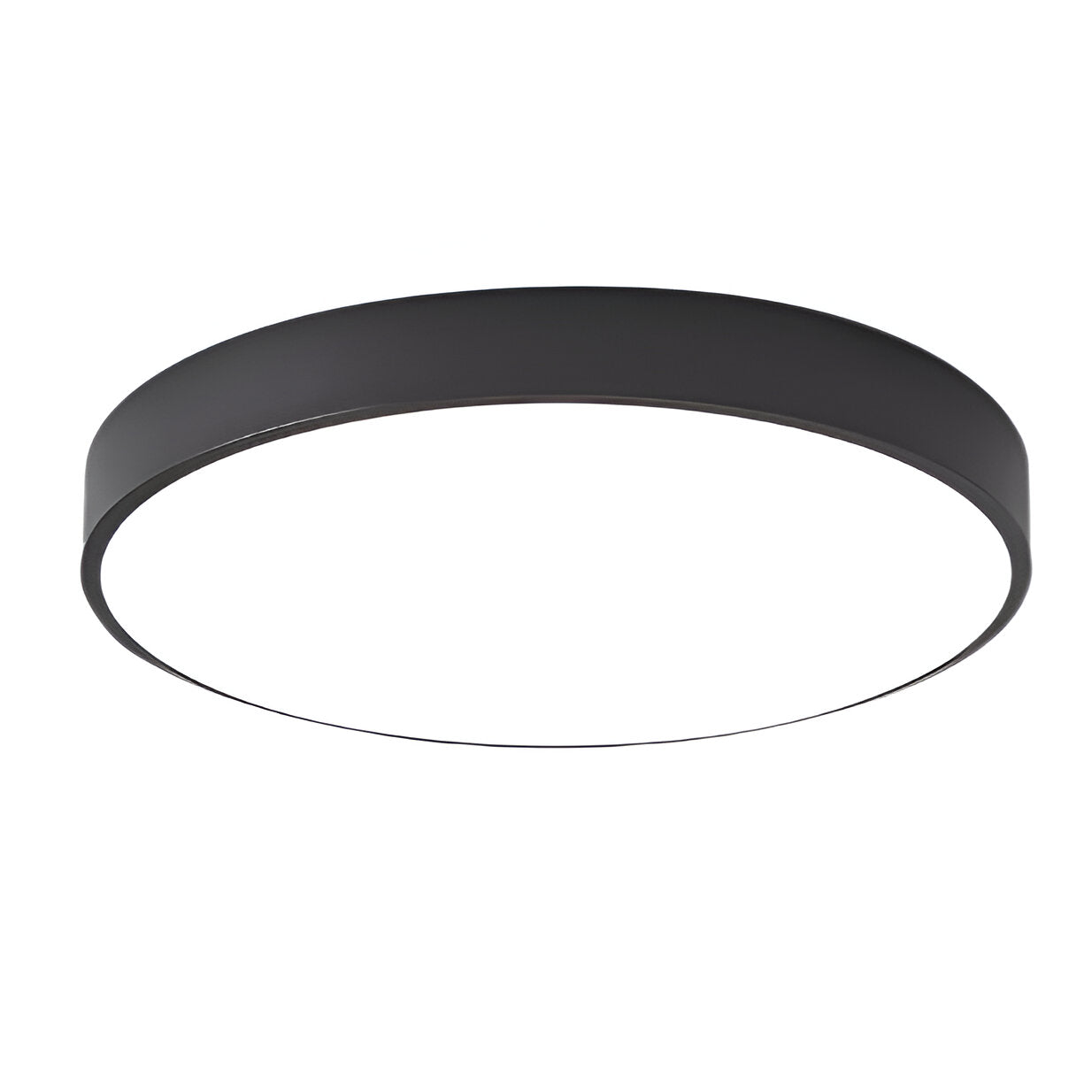 Modern Round Flush Mount Ceiling Light with Slim Frame