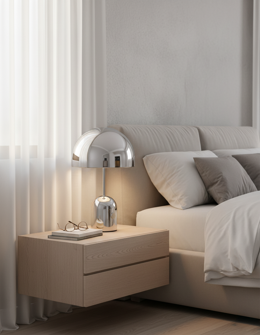 Portable Metal Dome Table Lamp