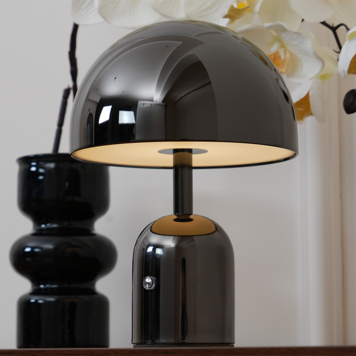Portable Metal Dome Table Lamp
