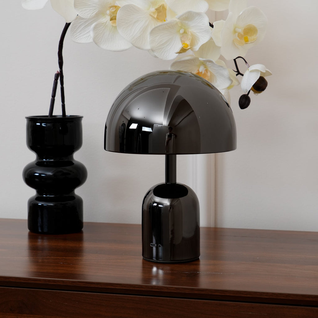 Portable Metal Dome Table Lamp