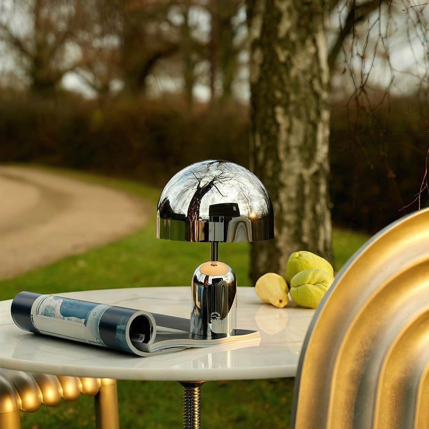Portable Metal Dome Table Lamp