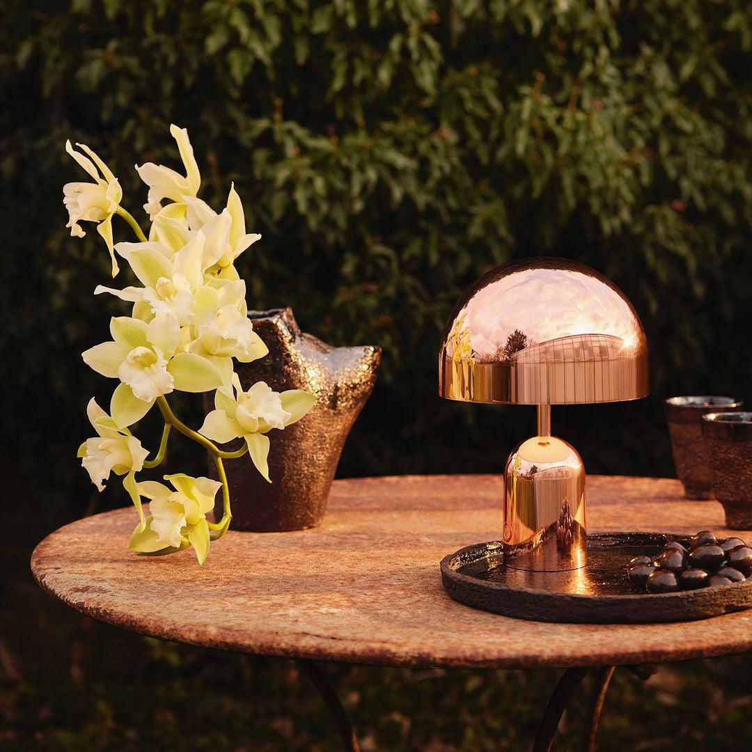 Portable Metal Dome Table Lamp