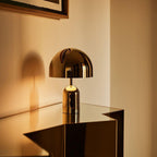 Portable Metal Dome Table Lamp