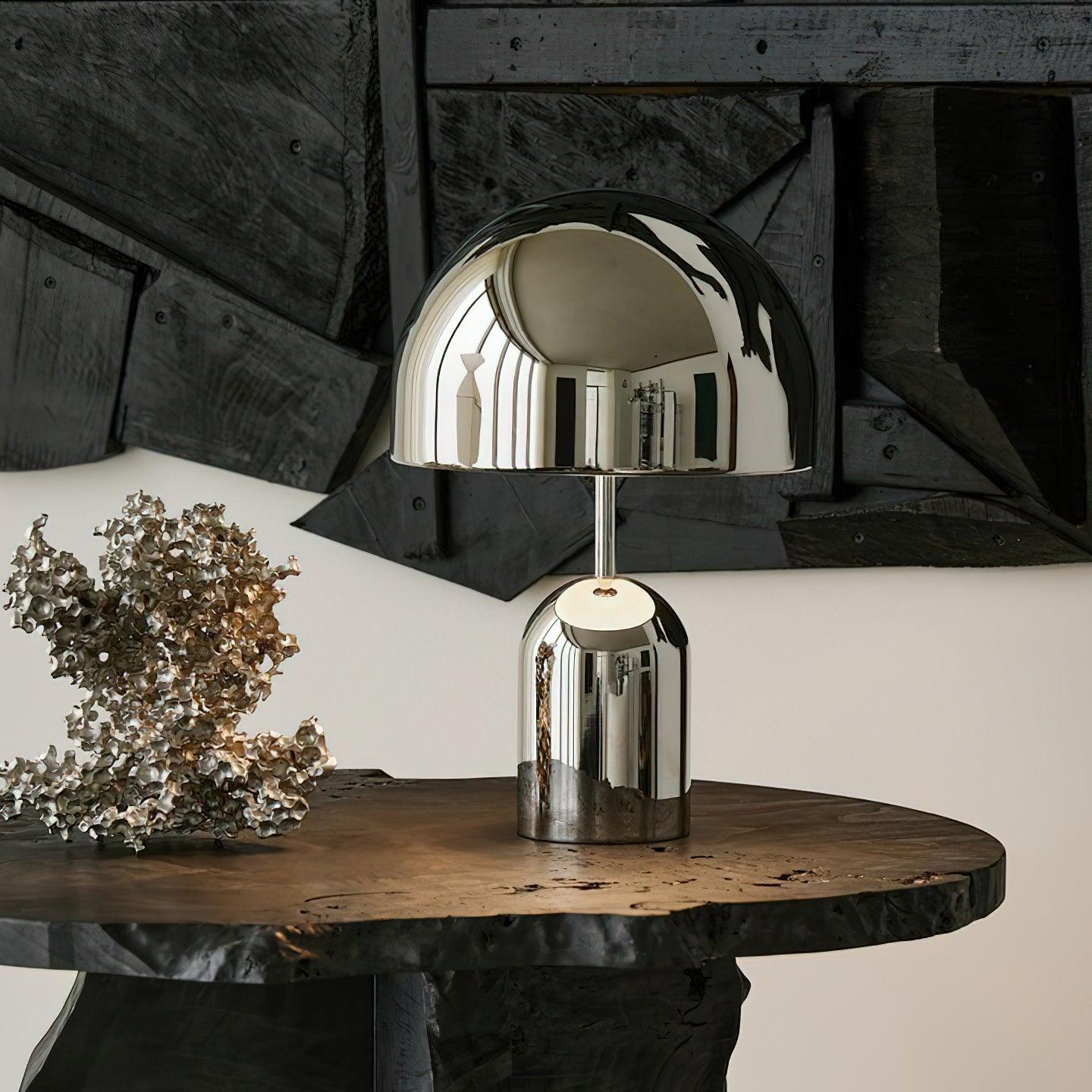 Portable Metal Dome Table Lamp
