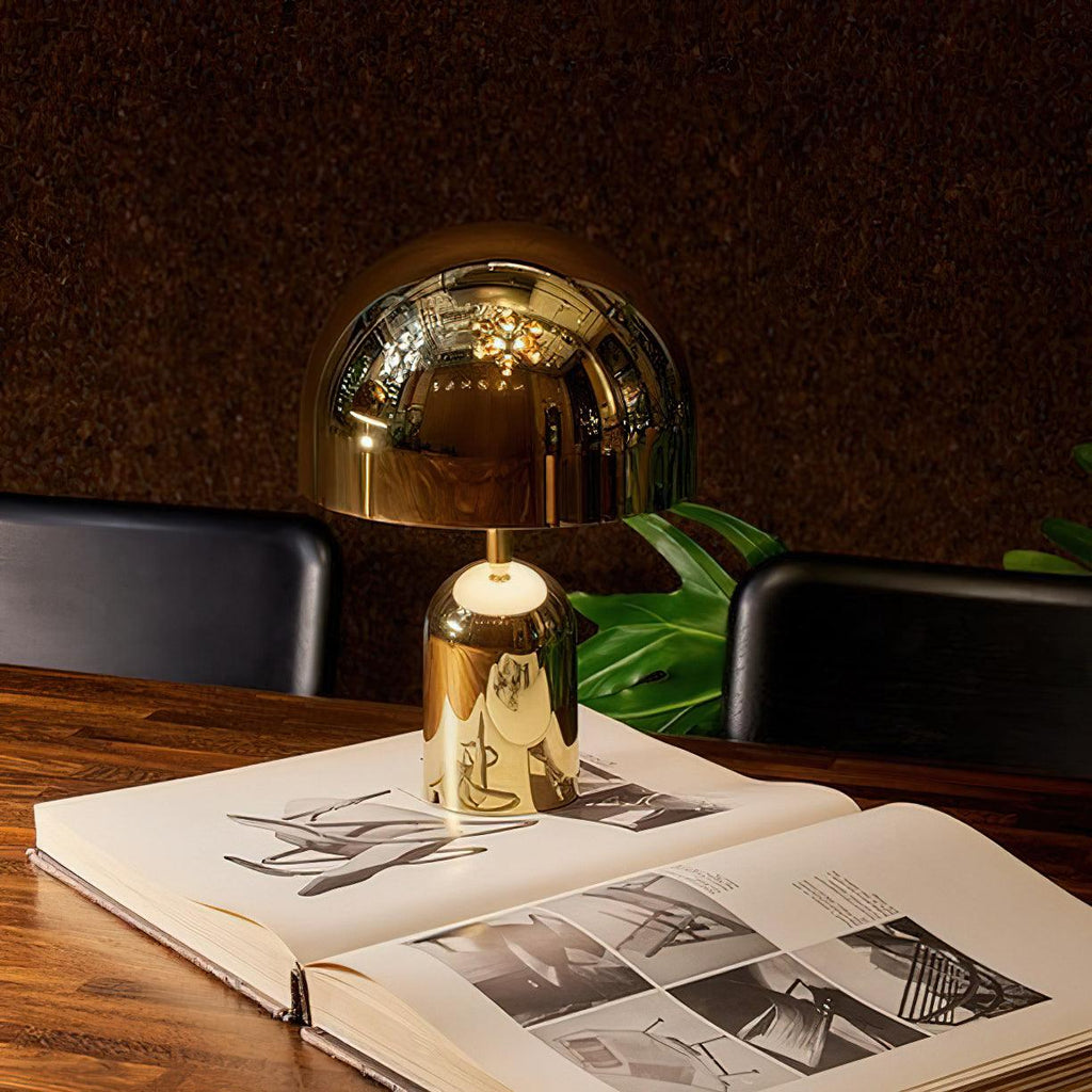 Portable Metal Dome Table Lamp