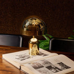Portable Metal Dome Table Lamp