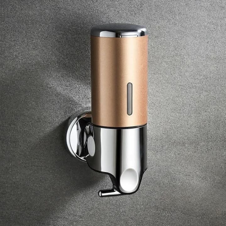 Wall Mounted Soap Dispenser Stainless Steel Shampoo and Body Wash Dispenser for Shower and Bathroom Refillable Liquid Soap Pump