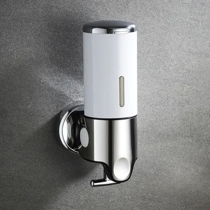 Wall Mounted Soap Dispenser Stainless Steel Shampoo and Body Wash Dispenser for Shower and Bathroom Refillable Liquid Soap Pump