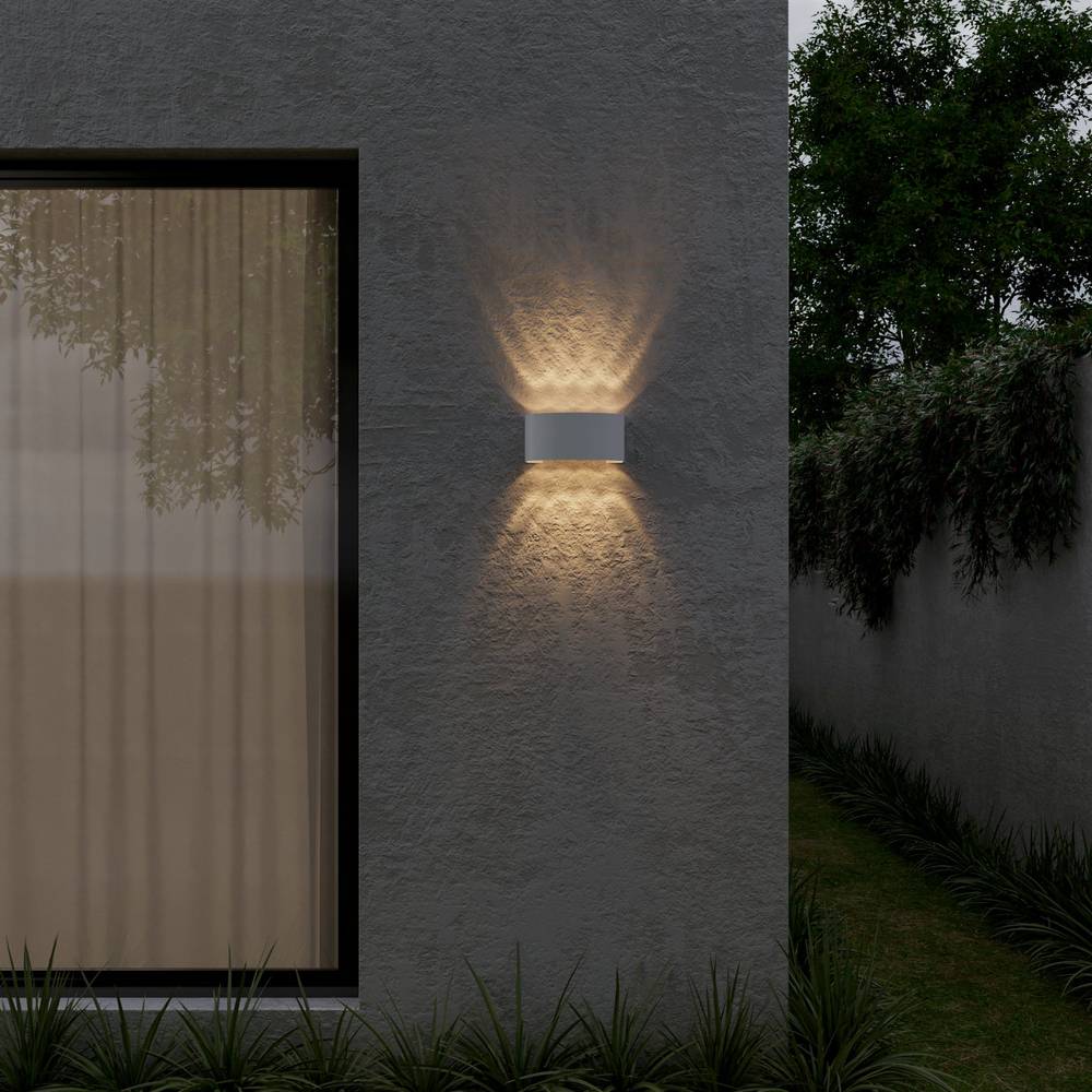Modern Up Down Wall Sconce with Cube Shade
