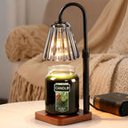 Candle Warmer Lamp Electric Wax Melting Table Light with Dimmer and Timer Flameless Fragrance Lamp for Jar Candles