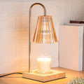 Candle Warmer Lamp Electric Wax Melting Table Light with Dimmer and Timer Flameless Fragrance Lamp for Jar Candles