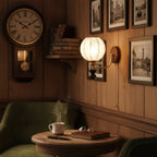Retro Ash Wood Wall Sconce With Warm LED Glow — Harbor Light Co.