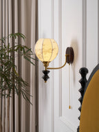Retro Ash Wood Wall Sconce With Warm LED Glow — Harbor Light Co.