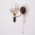 Retro Ash Wood Wall Sconce With Warm LED Glow — Harbor Light Co.