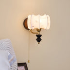 Retro Ash Wood Wall Sconce With Warm LED Glow — Harbor Light Co.