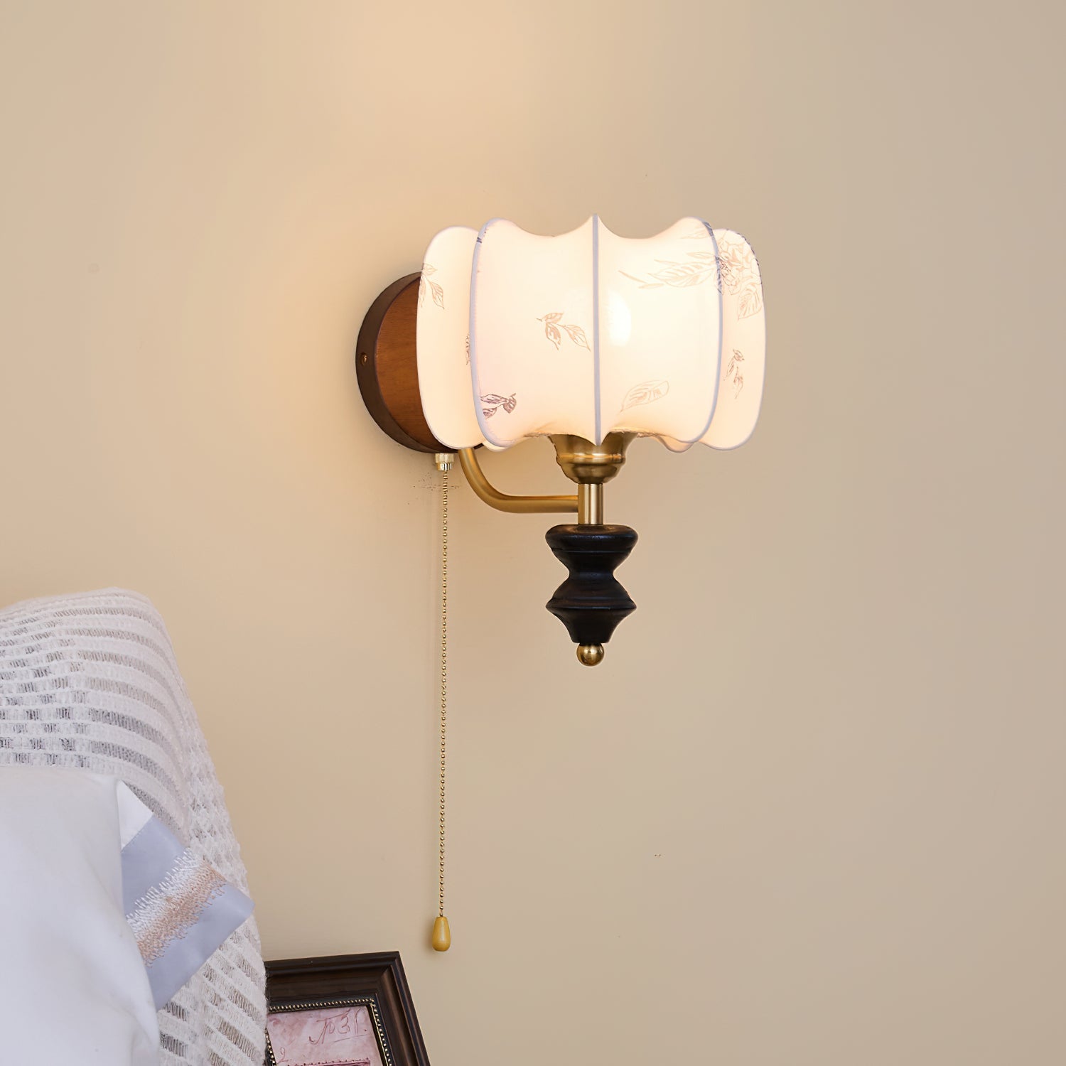 Retro Ash Wood Wall Sconce With Warm LED Glow — Harbor Light Co.