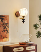 Retro Ash Wood Wall Sconce With Warm LED Glow — Harbor Light Co.