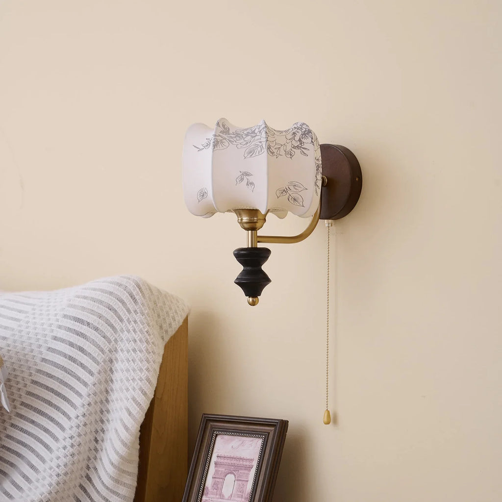 Retro Ash Wood Wall Sconce With Warm LED Glow — Harbor Light Co.