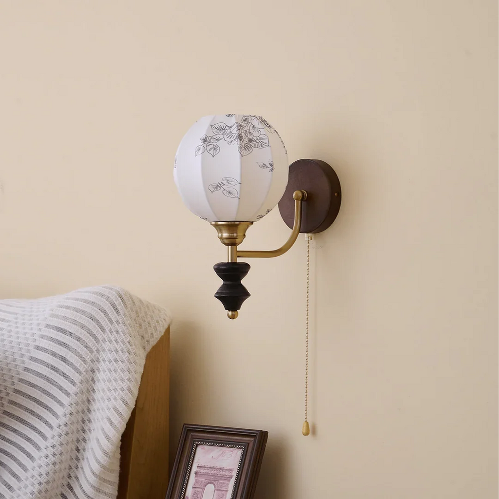 Retro Ash Wood Wall Sconce With Warm LED Glow — Harbor Light Co.