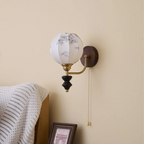 Retro Ash Wood Wall Sconce With Warm LED Glow — Harbor Light Co.