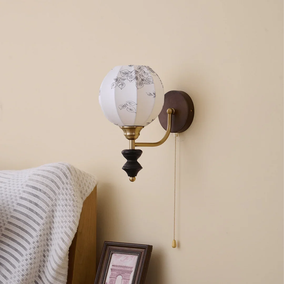 Retro Ash Wood Wall Sconce With Warm LED Glow — Harbor Light Co.