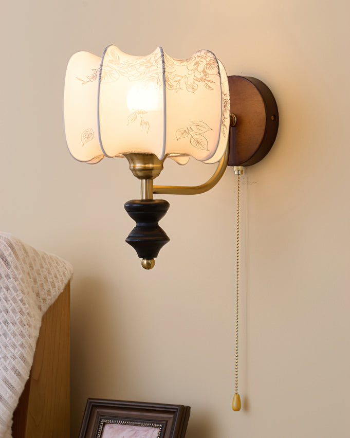 Retro Ash Wood Wall Sconce With Warm LED Glow — Harbor Light Co.