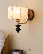 Retro Ash Wood Wall Sconce With Warm LED Glow — Harbor Light Co.