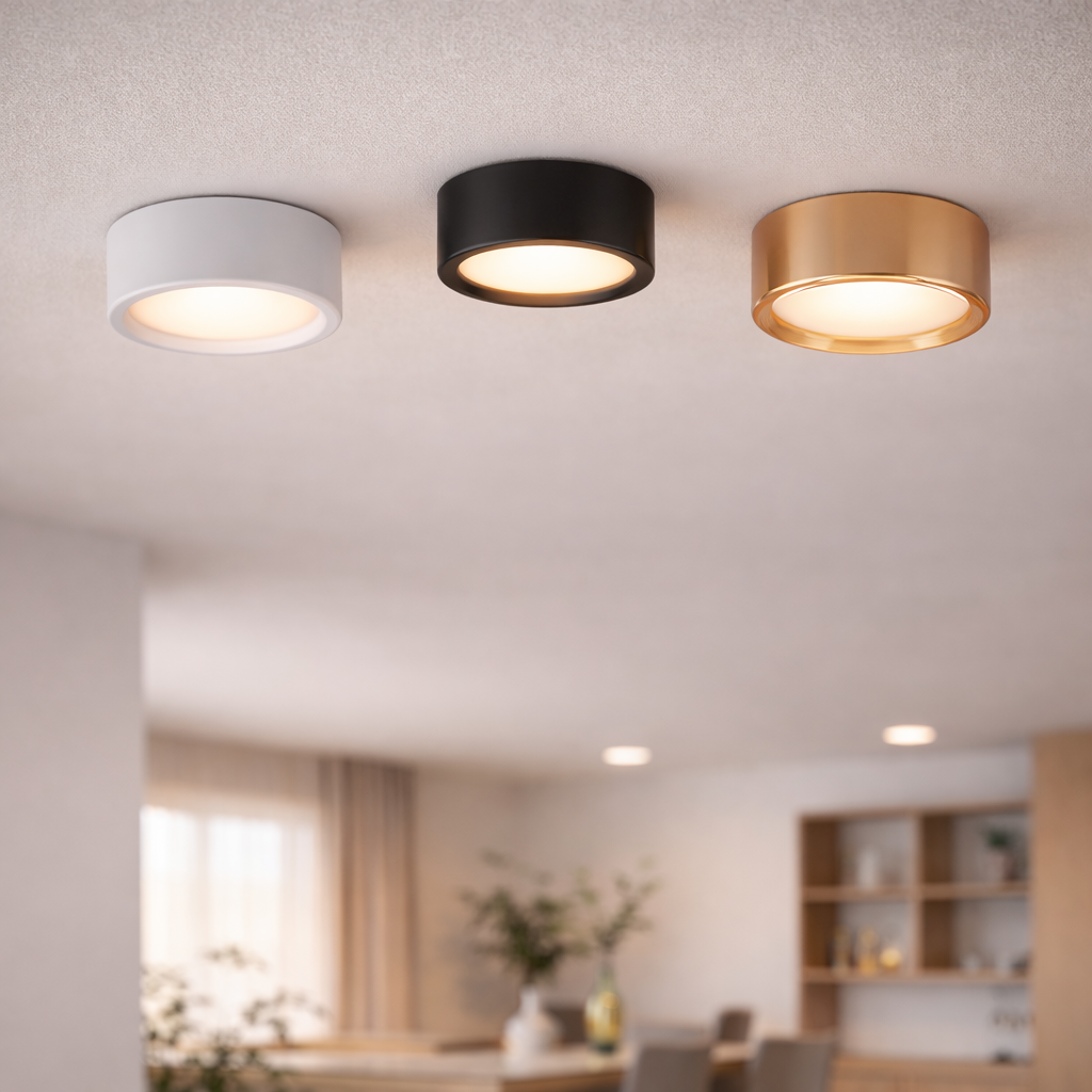 Modern Iron Flush Mount Ceiling Light — Harbor Light Co.
