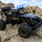 Remote Control Monster Truck Off-Road RC Rock Crawler Car with Rubber Tires Rechargeable Battery and Remote for Kids and Adults All Terrain Toy Truck