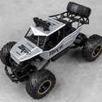 Remote Control Monster Truck Off-Road RC Rock Crawler Car with Rubber Tires Rechargeable Battery and Remote for Kids and Adults All Terrain Toy Truck