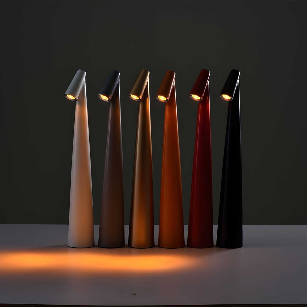 Cordless Rechargeable Table Lamp LED Light with Touch Dimming