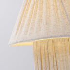 Bohemian Fabric Table Lamp With Warm White Glow — Harbor Light Co.