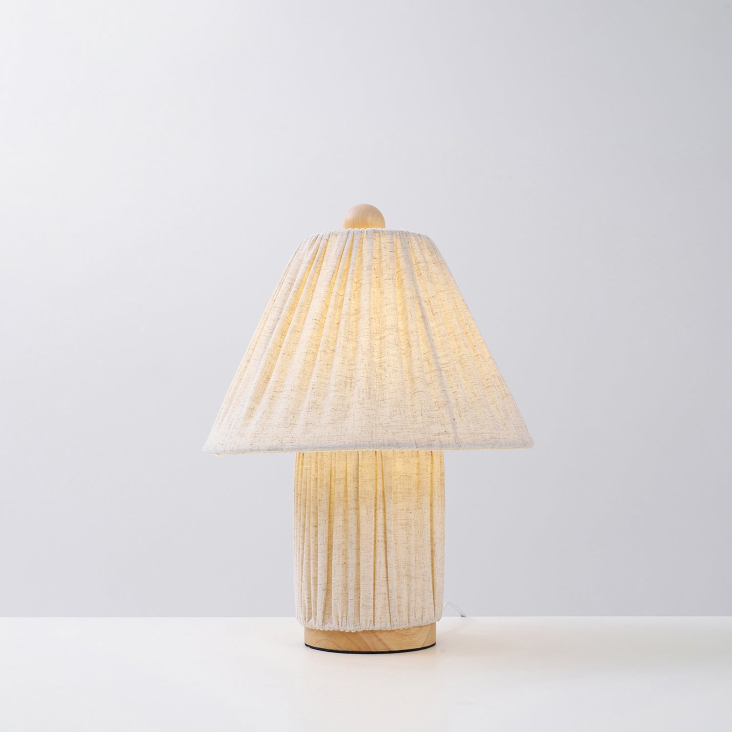 Bohemian Fabric Table Lamp With Warm White Glow — Harbor Light Co.