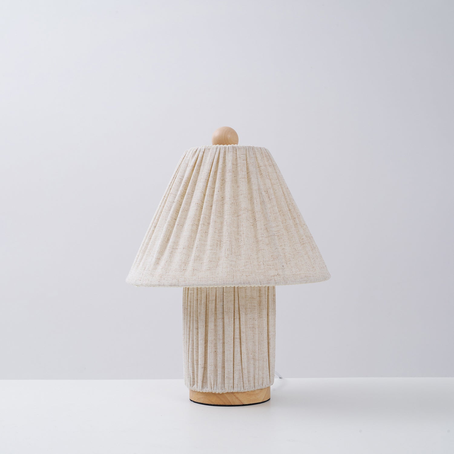 Bohemian Fabric Table Lamp With Warm White Glow — Harbor Light Co.