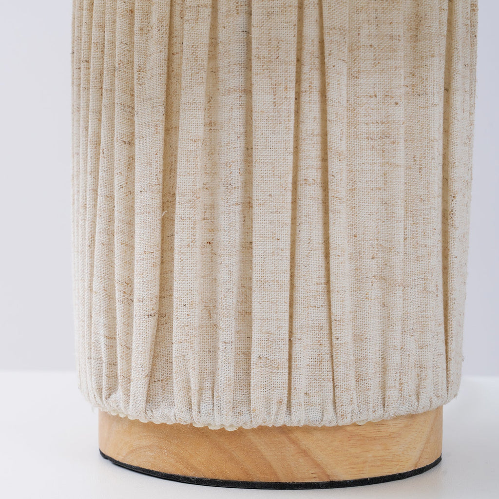 Bohemian Fabric Table Lamp With Warm White Glow — Harbor Light Co.