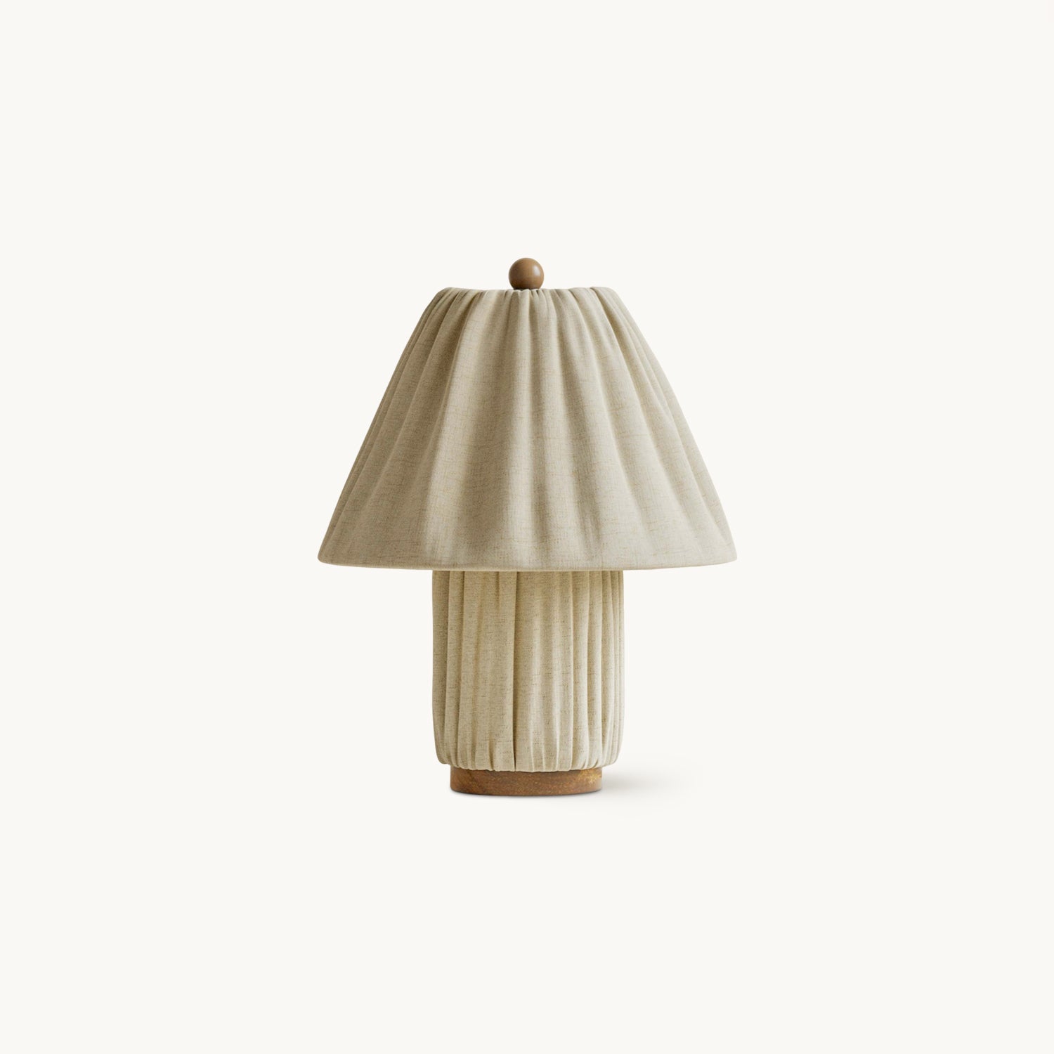 Bohemian Fabric Table Lamp With Warm White Glow — Harbor Light Co.