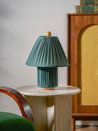 Bohemian Fabric Table Lamp With Warm White Glow — Harbor Light Co.