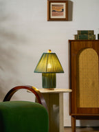 Bohemian Fabric Table Lamp With Warm White Glow — Harbor Light Co.