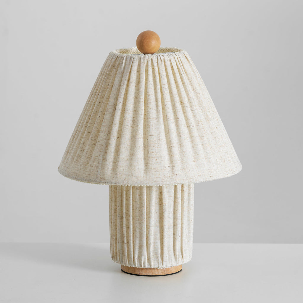 Bohemian Fabric Table Lamp With Warm White Glow — Harbor Light Co.