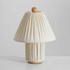 Bohemian Fabric Table Lamp With Warm White Glow — Harbor Light Co.